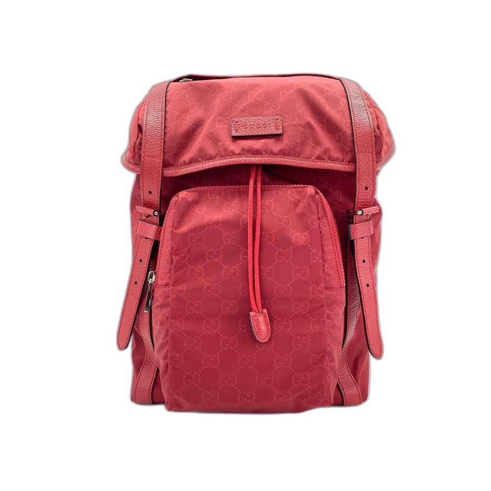 GUCCI Authentic Red Backpack